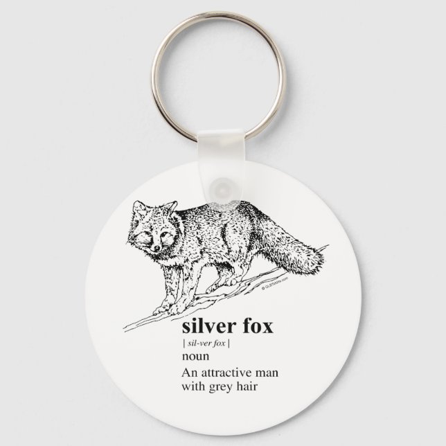 PORTE-CLÉS SILVER FOX (Recto)