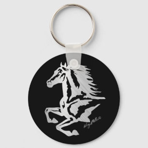 Porte-clés Silver Horse Silhouette