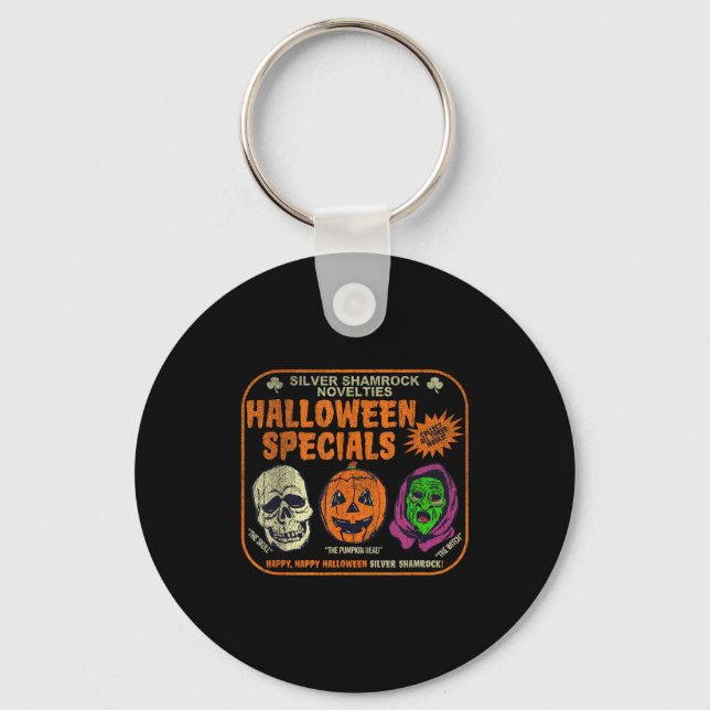 Porte-clés Silver Shamrock Novelties Halloween Specials  (Recto)