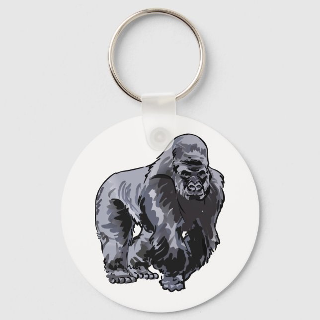 Porte-clés Silverback Gorilla (Recto)