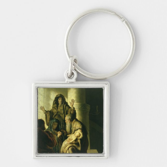 Porte-clés Simeon et Hannah dans le temple, c.1627 (Devant)
