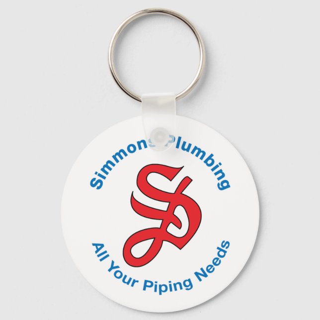 PORTE-CLÉS SIMMONS PLUMBING (Recto)