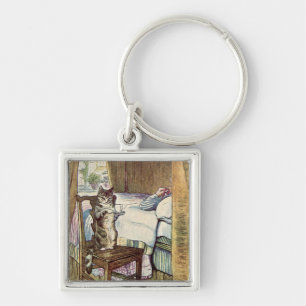 Porte-clés Simpkin le chat sert du thé - Beatrix Potter