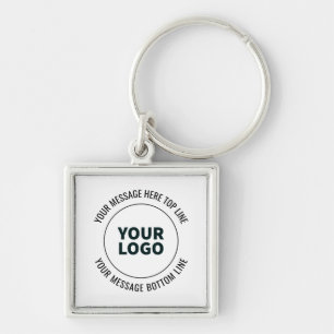 Porte-clés Simple à remplacer par votre logo ou image 