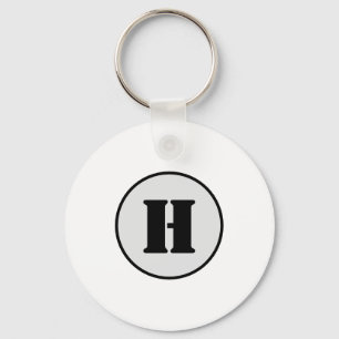 PORTE-CLÉS SIMPLE MINIMAL MODERN MONOGRAM ELEGANT STYLE CHIC