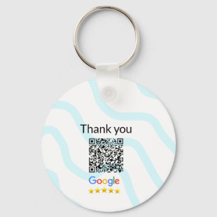 Porte-clés Simple minimum q r code ajouter logo code d'analys