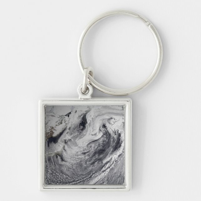 Porte-clés Simulation de nuage d'une seule journée (Devant)