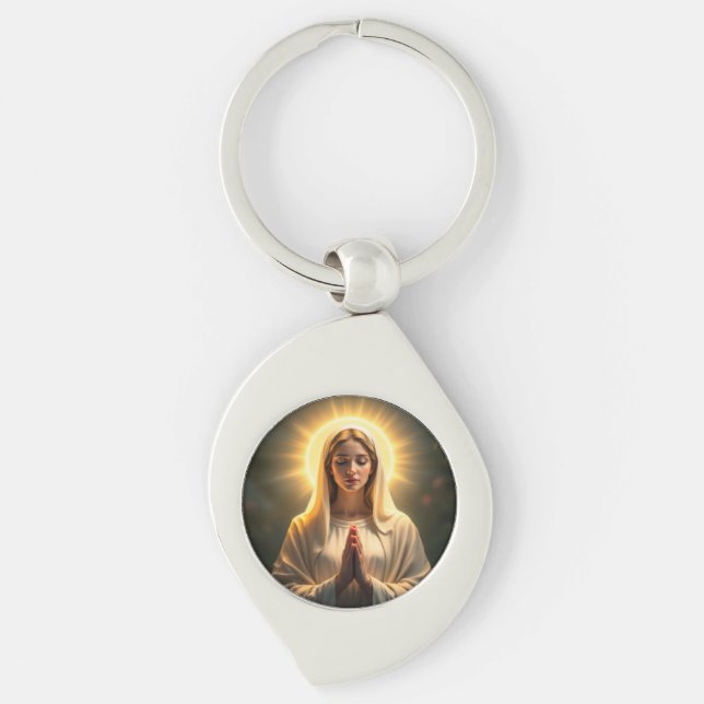 Porte-clés Sincère sincérité : prière de la Vierge Marie (Devant)