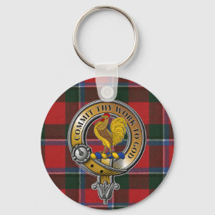 Porte-clés Sinclair Tartan & Badge