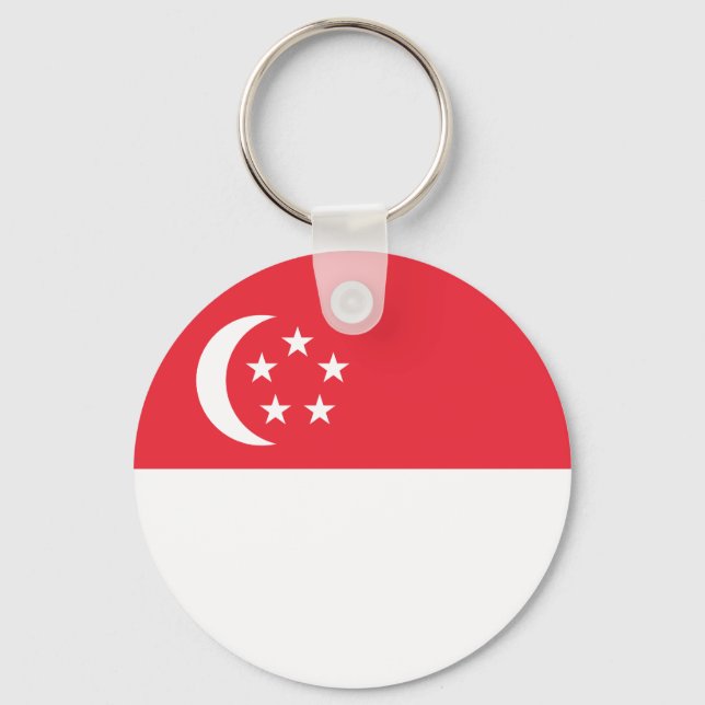 Porte-clés Singapore Flag (Recto)