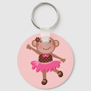Porte-clés Singe Ballerina