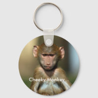 Singe Cheeky - Bébé mignon Porte - clé babouin