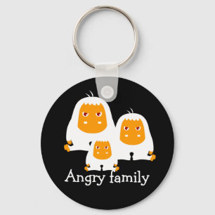 Porte-clés Singe de famille en colère conception