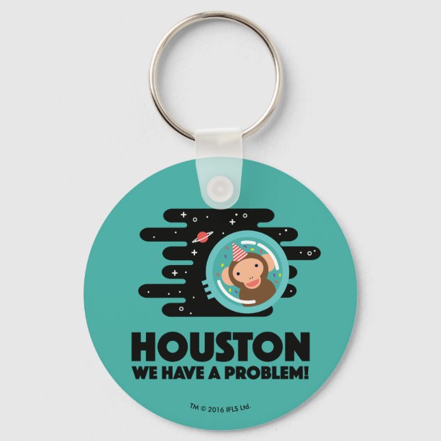 Porte-clés Singe de l'espace (Recto)