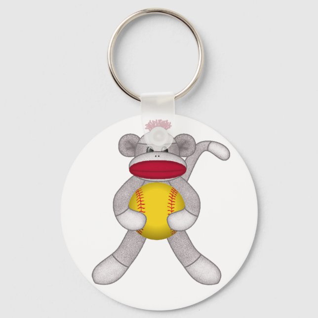 Porte-clés Singe de sotball (Recto)