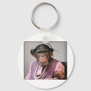 Porte-clés singe de téléphone