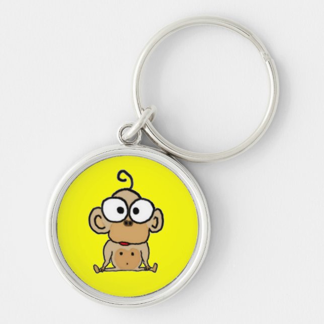 Porte-clés Singe Keychain de bébé (Devant)