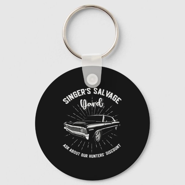 Porte-clés Singers Salvage Yard Hunters Funny Spn  (Recto)