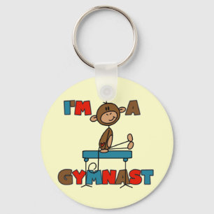 Porte-clés Singes Je suis un gymnaste T-shirts et Cadeaux