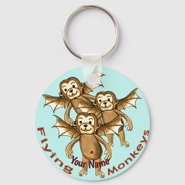 Porte-clés Singes volants  (Recto)