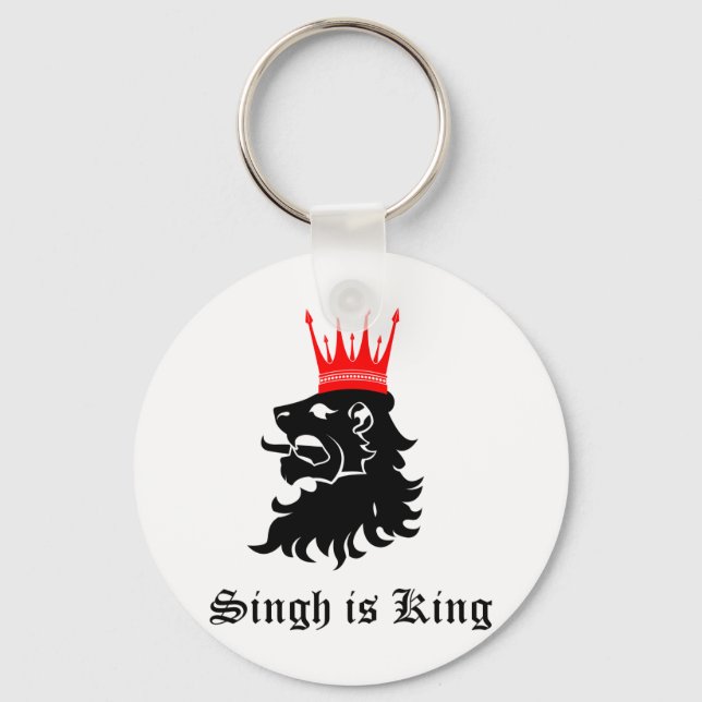 Porte-clés Singh est roi (Recto)