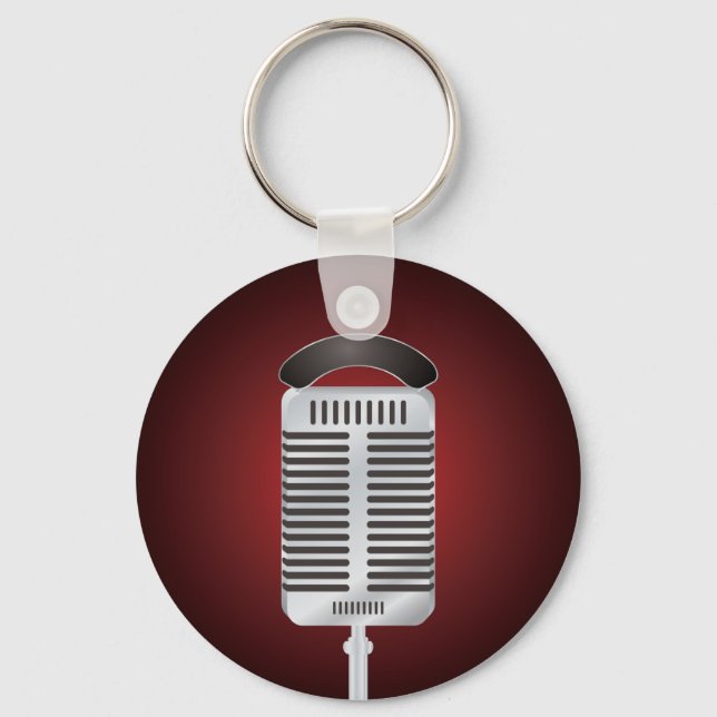 Porte-clés Singing Microphone Keychain (Recto)