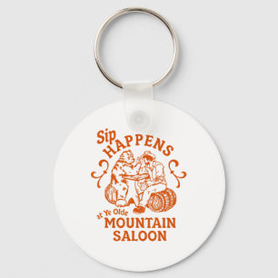 Porte-clés Sip Happy Ye Olde Mountain Saloon Apres Party Sk