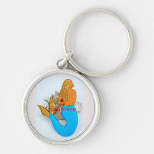 Porte-clés Sirène à cheveux d'or Thunder_Cove