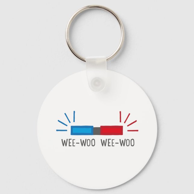 Porte-clés Sirène de police ou d'ambulance (Recto)