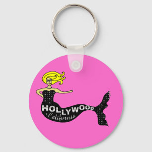 Porte-clés Sirène d'Hollywood (rose)