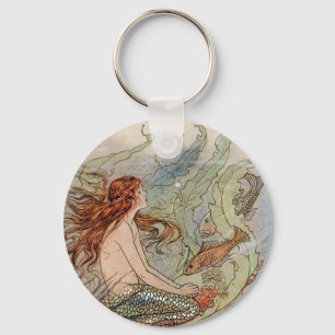 Porte-clés Sirène Vintage
