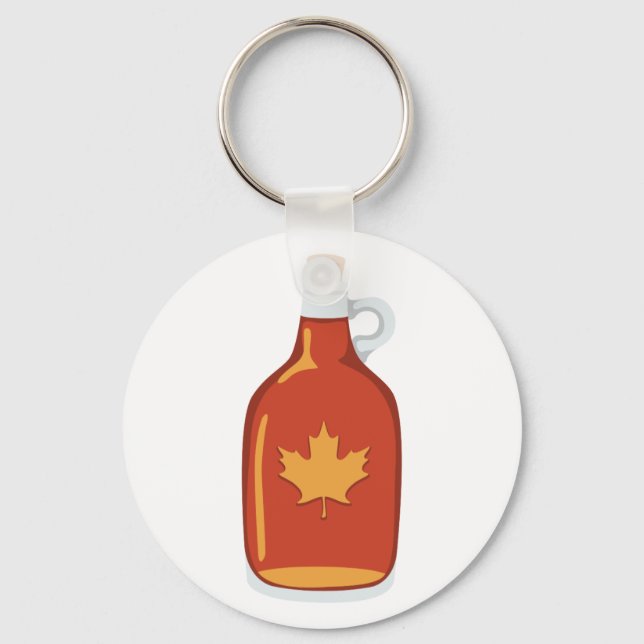 Porte-clés Sirop d'érable canadien (Recto)