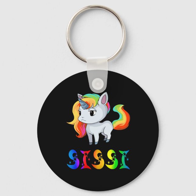 Porte-clés Sissi Unicorn (Recto)