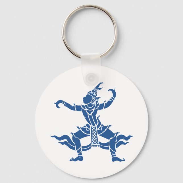 Porte-clés SIX Danseuse thaïlandaise ⚠ Thaïlande ⚠ (Recto)