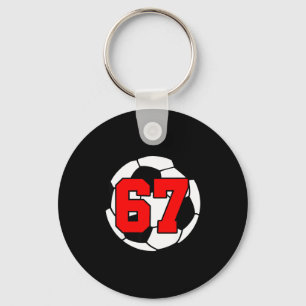 Porte-clés Six Seven 67 Football 6 7 Drôle Mème 6-7 Gen Alpha
