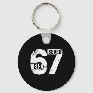 Porte-clés Six Seven 67 Mème drôle