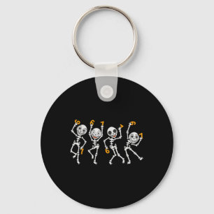 Porte-clés Six Seven 67 Mème Drôle d'Halloween Squelette Dans
