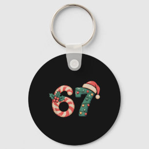 Porte-clés Six Seven 67 Meme Noël 