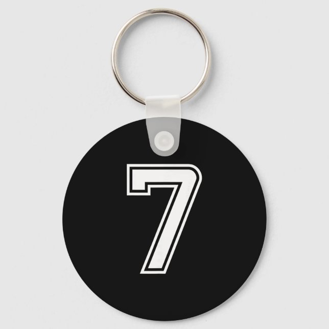 Porte-clés Six Seven 67 Numéro Correspondant 7 Halloween Anni (Recto)