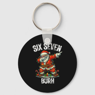 Porte-clés Six Seven Burh 67 Drôle Xmas 6 7 Meme Hommes Femme