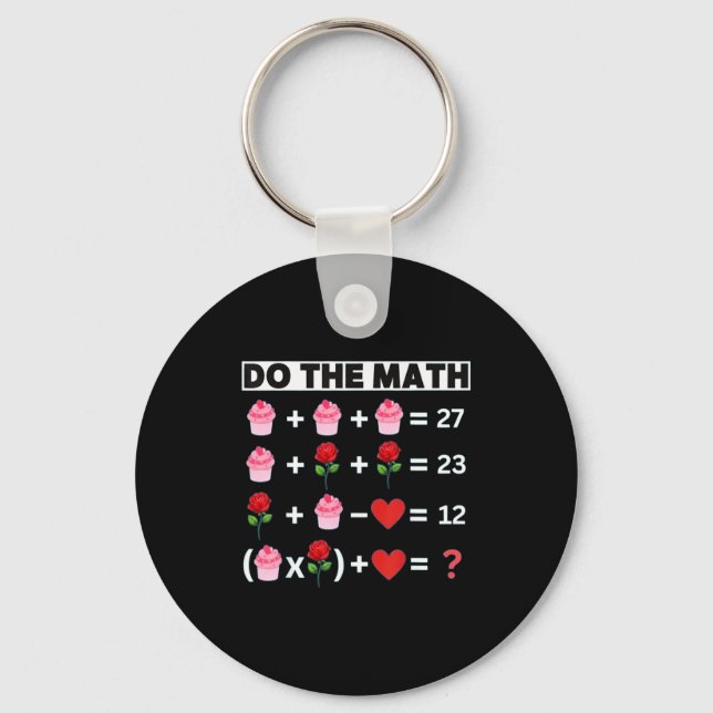 Porte-clés Six Seven Do The Math 67 Women Teacher Valentine's (Recto)