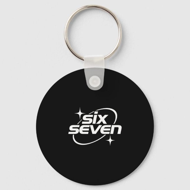 Porte-clés Six Seven Mème Cool Y2k 67 Argot Gen Alpha  (Recto)
