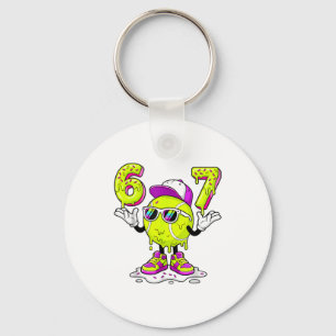 Porte-clés Six Seven Meme Tennis Crème Glacée Drip 67 Pour En