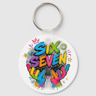 PORTE-CLÉS SIX SEVEN VIBES