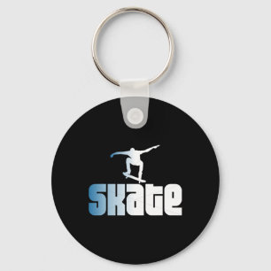 Porte-clés Skate Planche à roulettes Rétro Patinage Skateboar