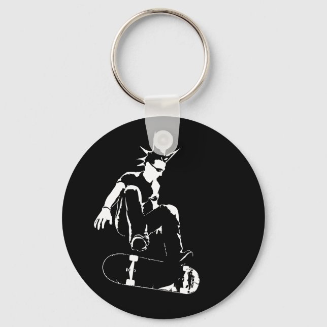 Porte-clés skate punk (Recto)