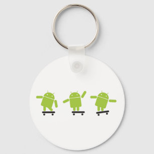 Porte-clés Skateboard Android