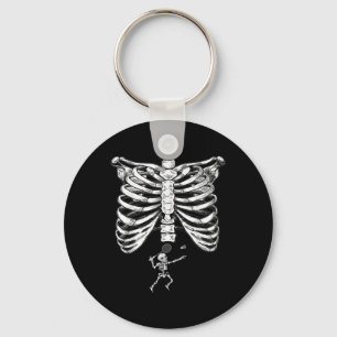 Porte-clés Skeleton Badminton Grossesse Halloween Smash Shutt