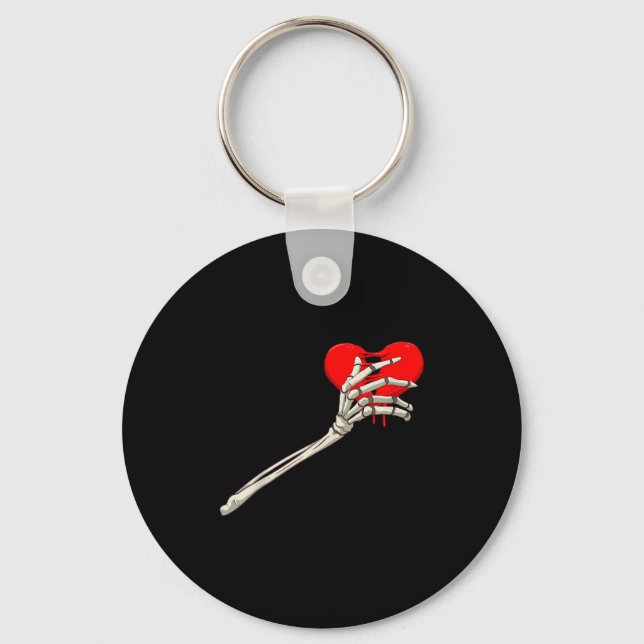 Porte-clés Skeleton Broken Heart Bones Divorce Breakup Heartb (Recto)