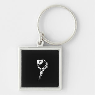 Porte-clés Skeleton Coeur de main